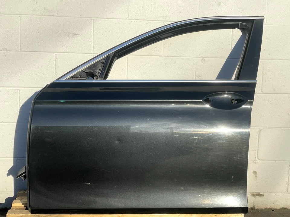 BMW 528i 535i 550i M5 F10 2011-2016 conductor puerta delantera izquierda carcasa negro OEM Foto 3 de 4