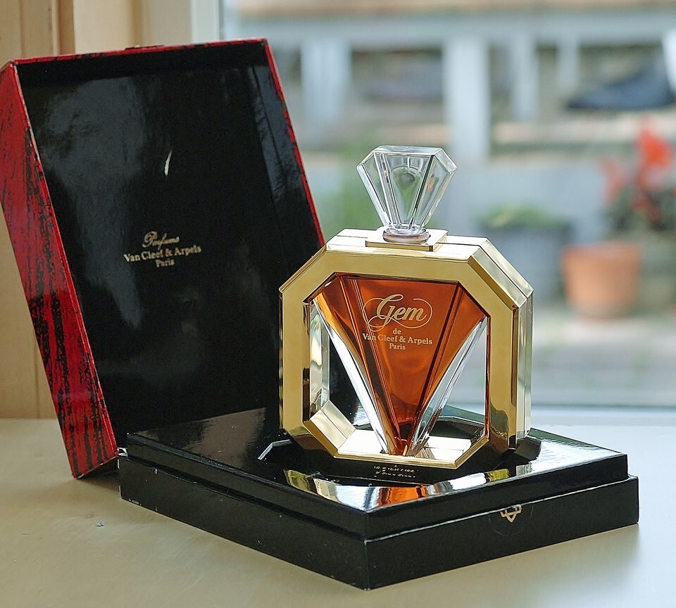 Vtg GEM by VAN CLEEF & ARPELS splash PURE PARFUM 1 oz 30 ml