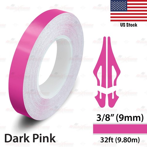 Vinyl Pinstriping Pin Stripe Car Styling Adhesive Tape Decal Sticker DARK PINK - Picture 18 of 27