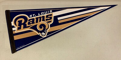 St. Louis Rams NFL Football Classic 12''x30'' Team Pennant Dorm Room Decor Flag