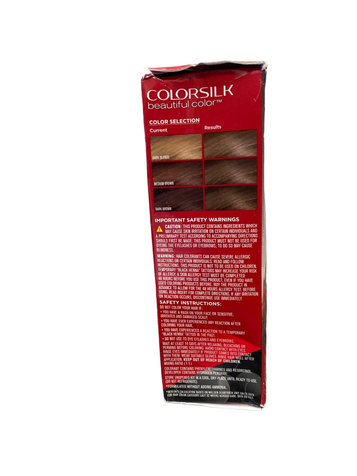 Revlon Colorsilk Beautiful Hair Color #50 Light Ash Brown 1 Application