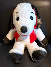 Vintage 1950s Snoopy Plush Toy Dog Beagle Large 20" - Some Wear