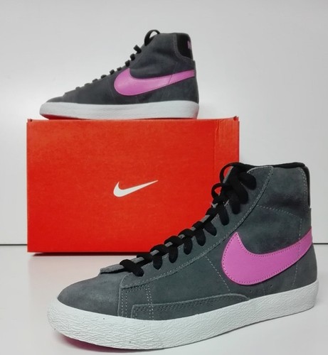 SEMPRE IN SALDO ! NIKE BLAZER MID VINTAGE GS SUEDE GRIGIO LILLA TG. 38 -  38.5 | eBay