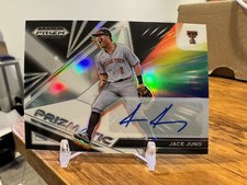 2022 Prizm Draft Picks PRIZMATIC SILVER PRIZM PROSPECT AUTO JACE JUNG RC 🔥📈