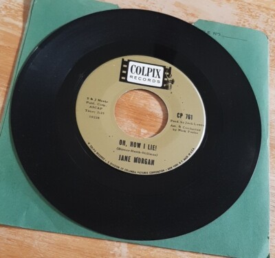 Jane Morgan 45 After the Fall / Oh, How I Lie! Colpix CP 761 ex