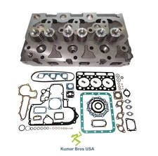 New Kumar Bros USA Cyl Head & Full Gasket Set FITS BOBCAT 225 “KUBOTA D1402" 