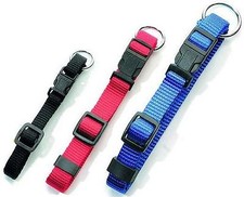 Halsband Gurt-Halsband Clickverschluss div. Farben 30-45 cm