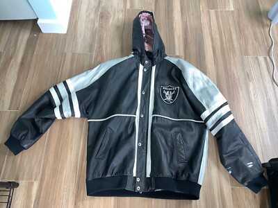 Vintage 90's G3 G-III Carl Banks Oak RAIDERS NFL Leather