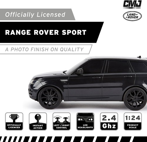CMJ RC Cars TM Range Rover Sport Remote Control Car 1:24 Scale With Working LED - Picture 5 of 8