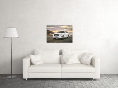 Genesis GV80 3.5T AWD White Korean SUV Wall Indoor Print - POSTER