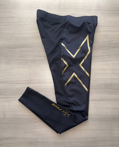 Men's 2XU MCS Compression Tights Black/Gold Size M