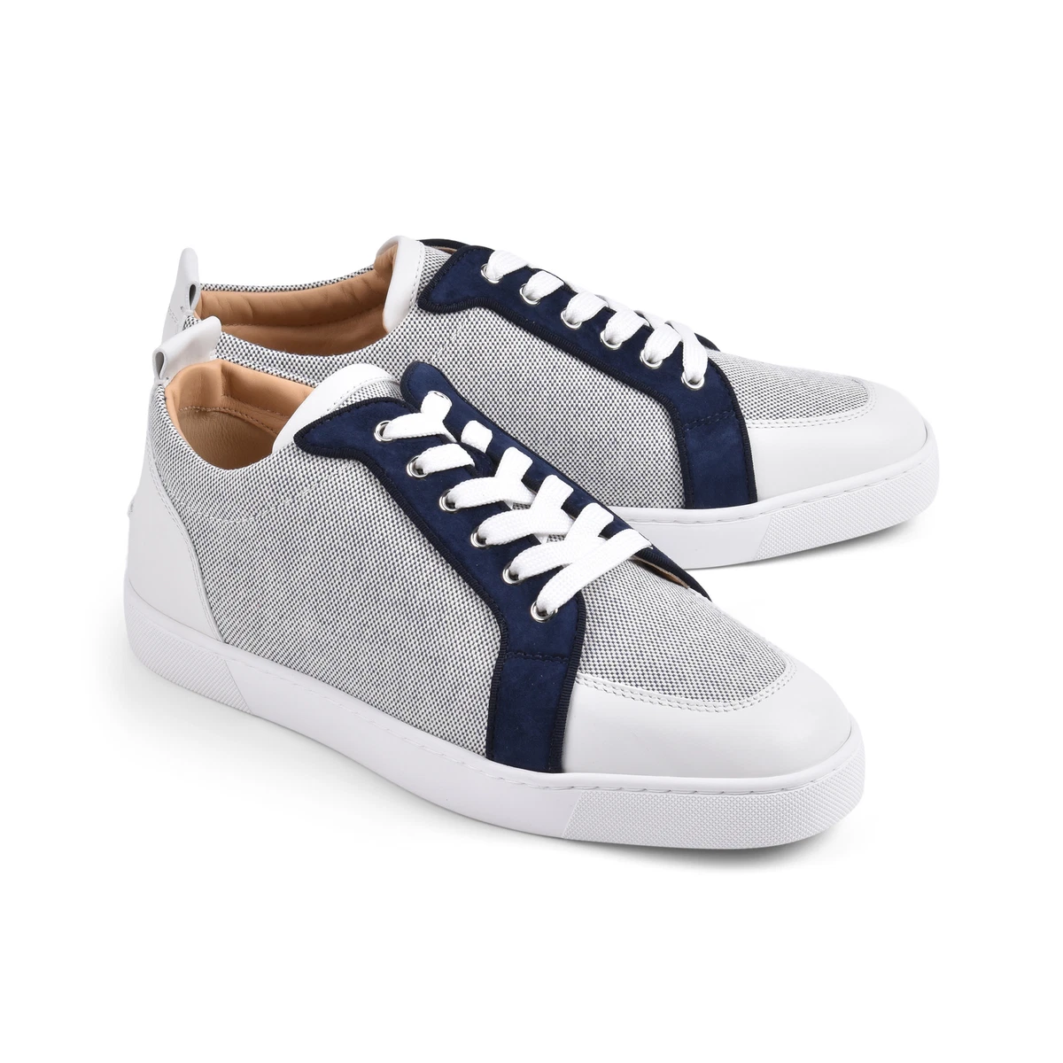 White low top christian cheap louboutins