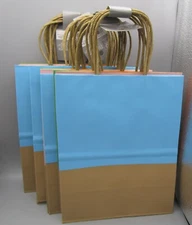 SPRITZ ~ 16 Count Multi-Color Paper Gift Bags with Handles 9.75"x7.75"x4.75"
