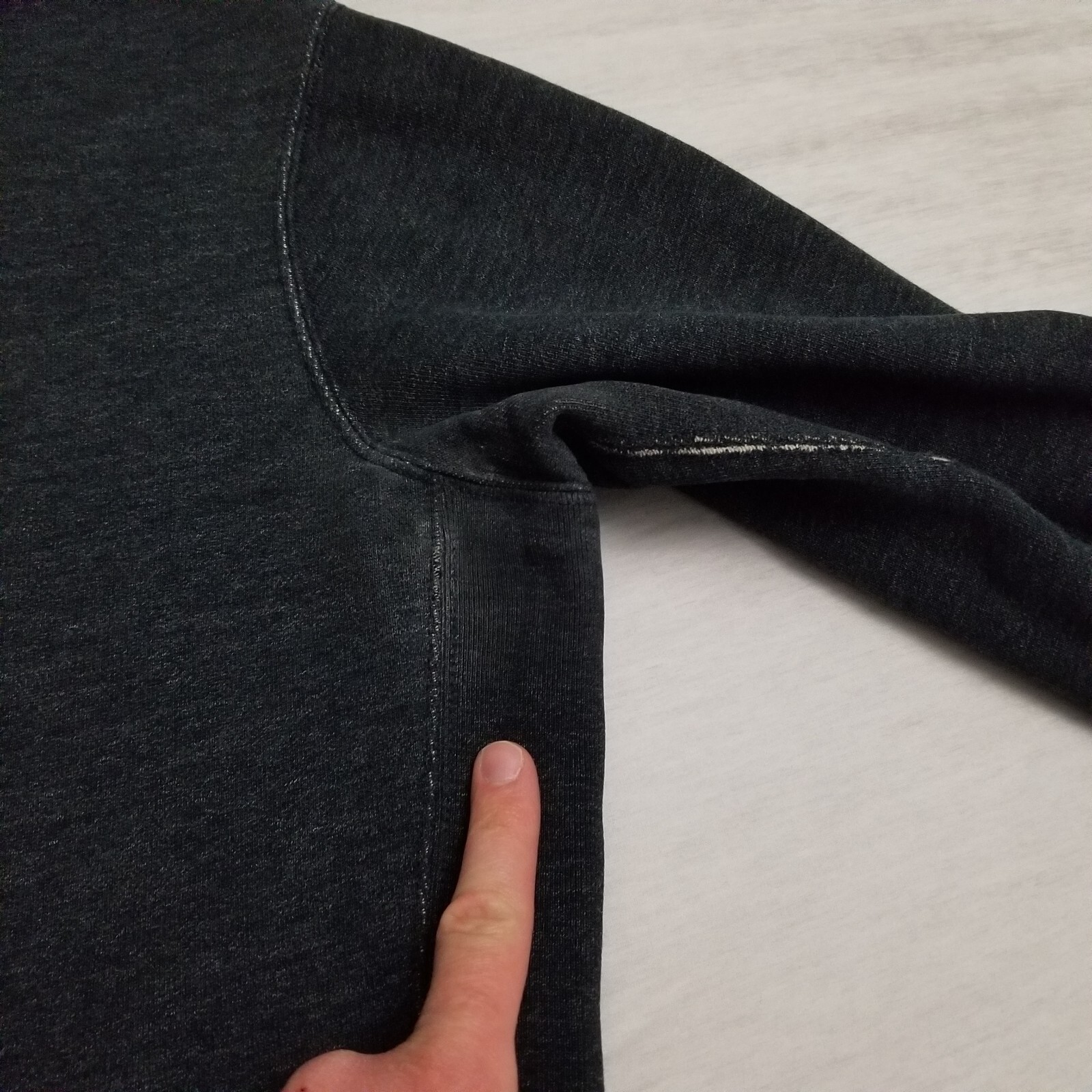 Polo Ralph Lauren felpa con cappuccio uomo grande grigia full zip pesante pony logo giacca