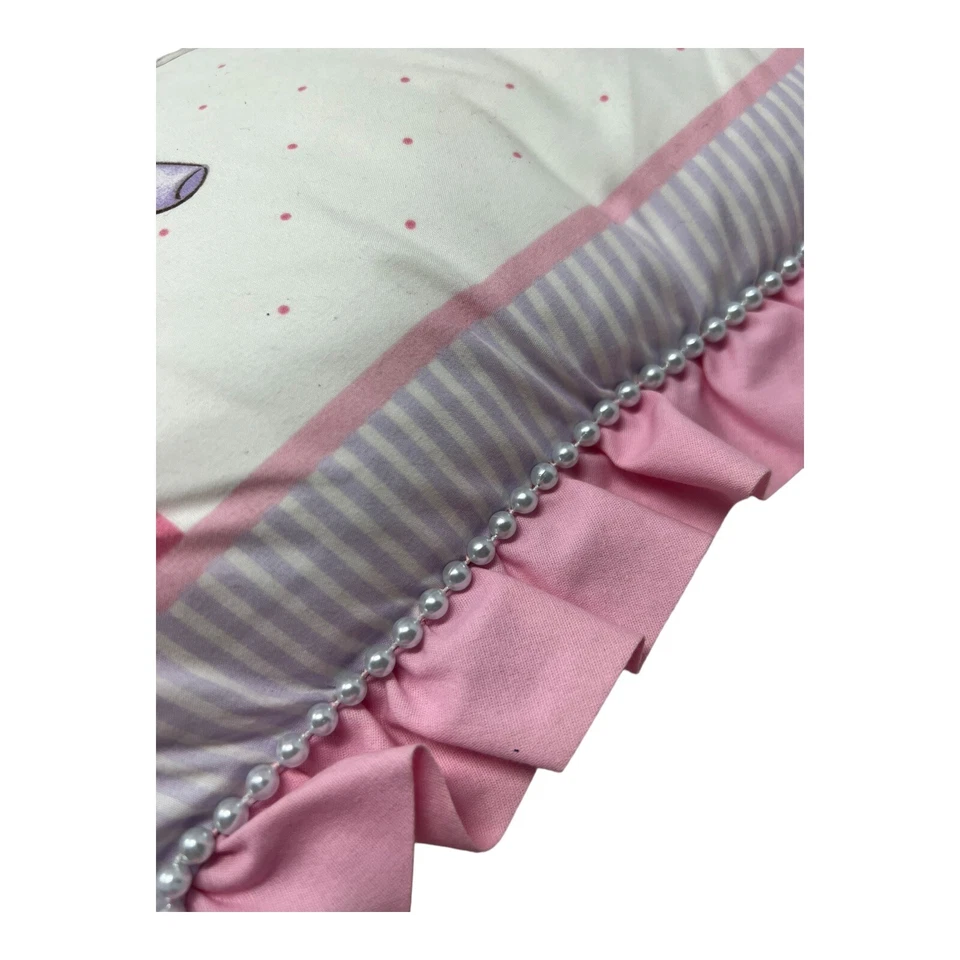 "Rara almohada bailarina Daisy Kingdom bebés 17"" borde con volantes hecha a mano" Foto 4 de 4