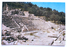 Postcard Sabastia Roman Ruins Ancient Steps Stone Vintage