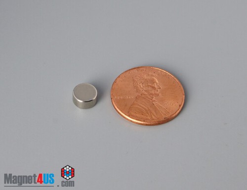 20pcs 1/4"dia x 1/8"N45 6.35x3.2mm Rare Earth Neodymium Arts Crafts Magnet Discs