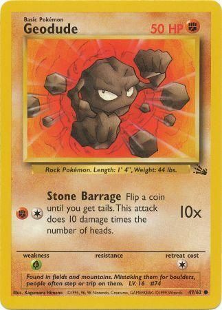 1999 Pokemon Jungle & Fossil: Choose Your Card! All Pokemon Available