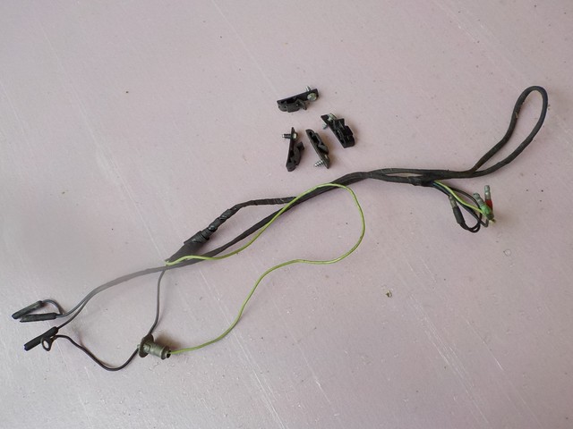 65 66 67 68 Mustang Center Floor Console Original Wiring Harness 1965