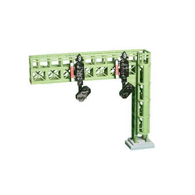 Spur TT Signalausleger 2 Gleise mit Ausfahrt und Vorsignal