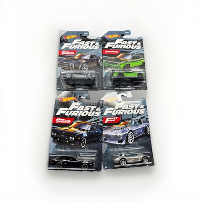 New Hot Wheels Fast & Furious Nissan Skyline GTR GDG83 Lot Of 4