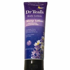 Dr Teal's Body Lotion, Sleep Lotion with Melatonin  Essential Oils, 8 fl oz