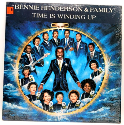 BENNIE HENDERSON & FAMILY - TIME IS WINDING UP - BLACK GOSPEL SOUL LP IN SHRINK