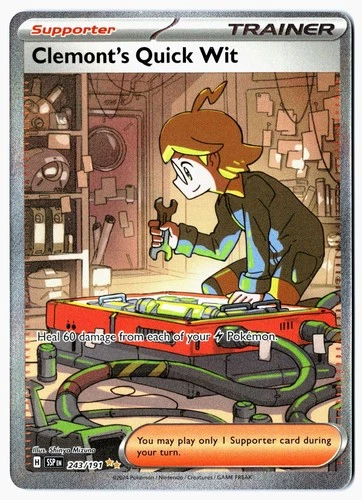Clemont's Quick Wit 243/191 (SIR) - SV8: Surging Sparks