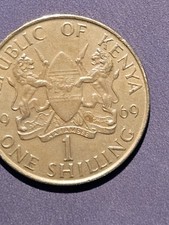 Kenya 1969 1 Shilling Coin