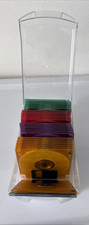 Lot of 31 3.5" Floppy Disks Mixed Colors Used with Storage Case UNTESTED 1.44mb