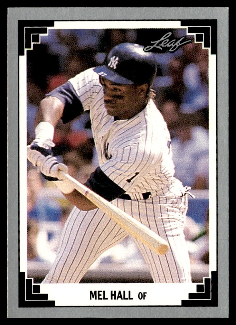 1991 Leaf Mel Hall New York Yankees #283