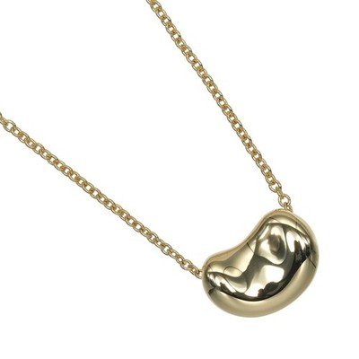 Tiffany & Co. ビーンズネックレス　3 g超　k18 TIFFANY&Co. Bean Necklace K18 yellow gold 3g Women | eBay