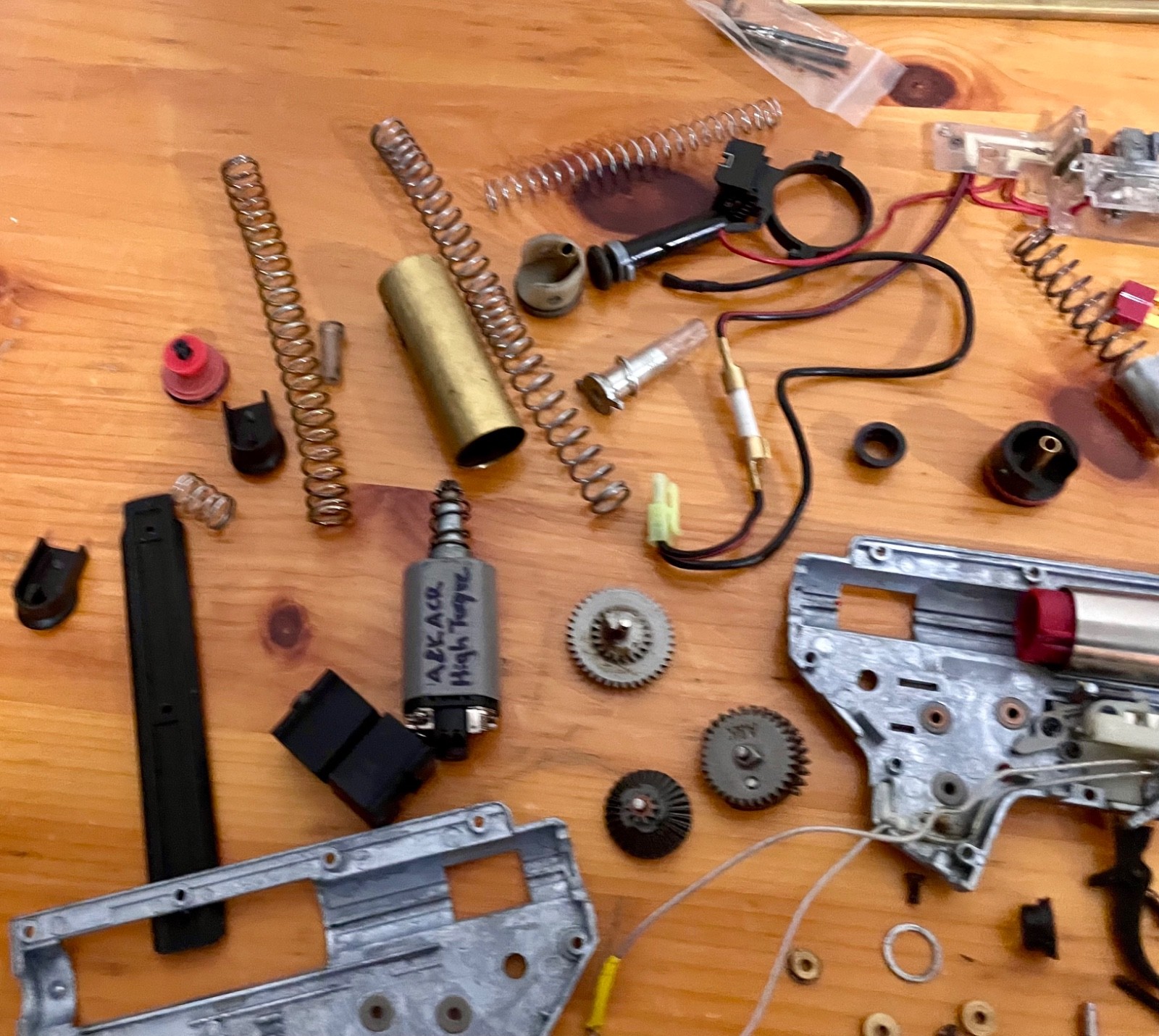 Airsoft Aeg V3/V6 Gearbox Internals/Parts Lot Tech Special AK ACR and Echo 1 P90