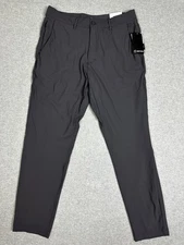 90 Degree by Reflex Dynasty Pant Mens Medium Gray Warp X Commuter Zip Pockets