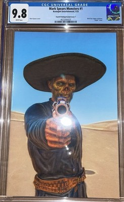 MARK SPEARS MONSTERS #1 (4TH PRINT) CGC 9.8 ZOMBIE COWBOY LE 450