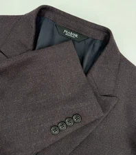 Jos A Bank Blazer 52R Purple 100% Wool Sport Coat Jacket Two Button