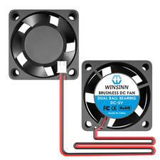 40Mm Fan 5V, 3D Printer Micro 5 Volt Fans 4020 Dual Ball Bearing, Brushless Cool
