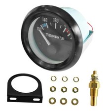 BDZMC 2" 52mm DC12V Car Water Temperature Gauge, 100-250  Water Temp Gauge
