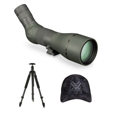 Vortex Razor HD 27-60x85 Spotting Scope Angled Tripod Bundle PRECISION