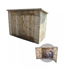 ARMADIO RIPOSTIGLIO DA ESTERNO IN LEGNO 212X100X140/158 CM