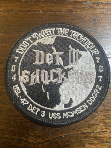 US Navy SABERHAWKS HSL-47 DET 3 UNIT PATCH Helicopter Squadron USS MOMSEN DDG 92