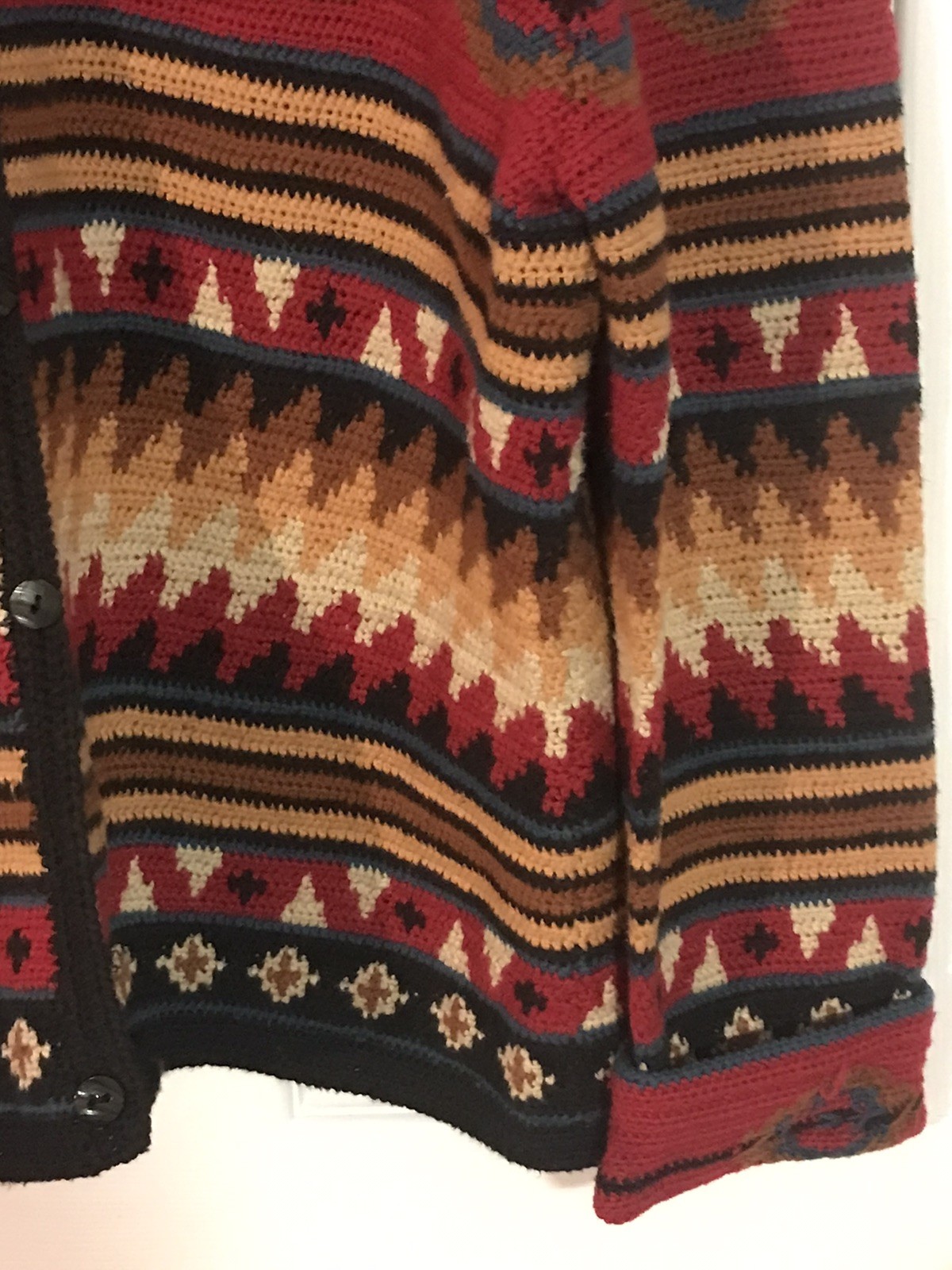 Pendleton Cardigan Sweater Aztec Native Southwest… - image 18