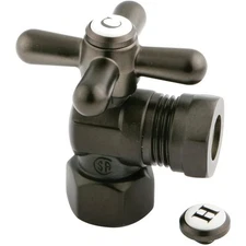 Kingston Brass Vintage Angle Stop with 1/2" IPS x 1/2" or 7/16" Slip Joint