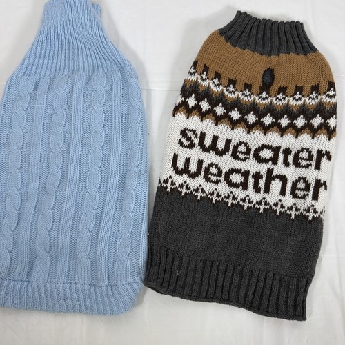 2 DOG SWEATERS -Size XS