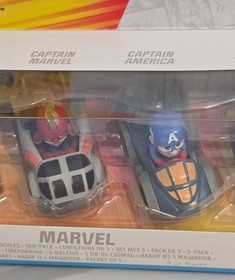 Mattel Hot Wheels RacerVerse Marvel Characters Set of 5 Die-Cast Hot Wheels Cars