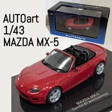Autoart Mazda MX-5 TUNED BY MAZDASPEED 1/43 Red Collectible JAPAN