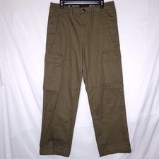 G Star Raw Cargo Pants Mens 34x32 Green Renato Straight