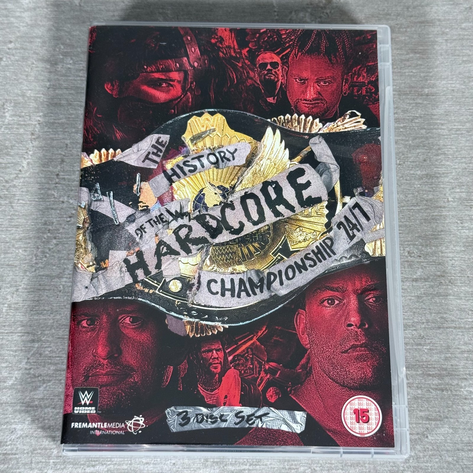 WWE The History Of The Hardcore Championship 24/7 DVD Box Set - Wrestling 3 Disc