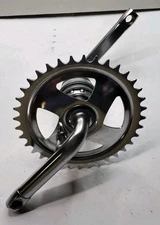 Vintage 80's 90's 36t Huffy Bmx Short Arm Crankset