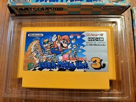 Famicom Super Mario Bros. 3 with box and manual Operation confirmed